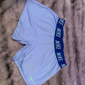 Light blue nike kids shorts